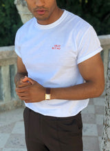 Chris is 185cm / 6'1" and wearing size XL