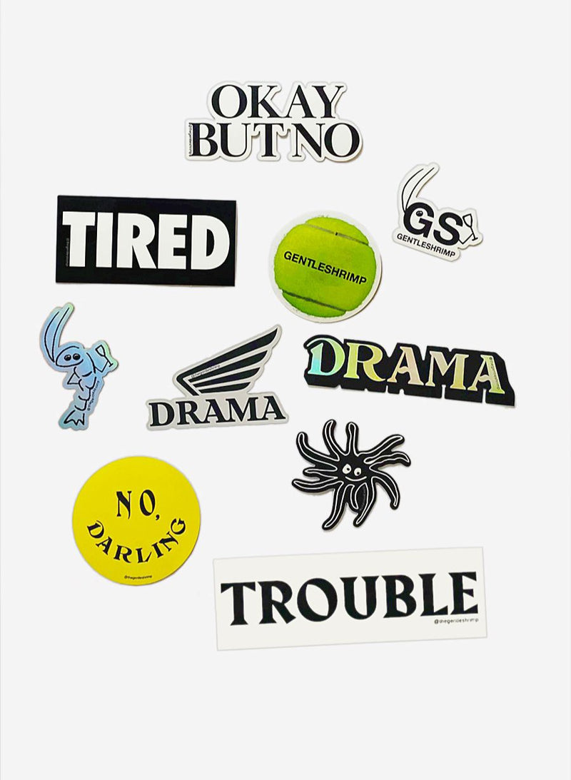 GS Sticker Pack – GENTLESHRIMP